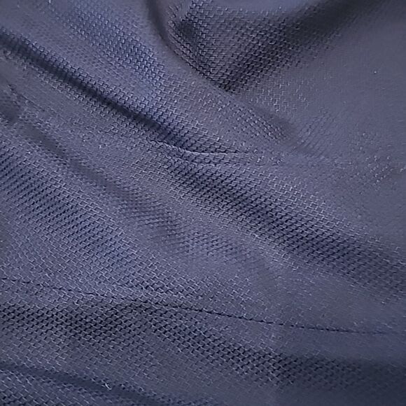 Navy dress Anne Klein size 2 cap sleeve textured favric - Picture 7 of 11